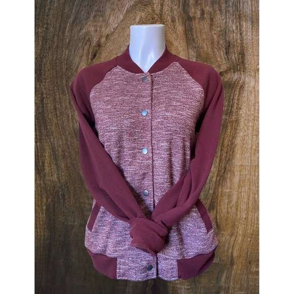 Forever 21 French Terry Bomber/Varsity Style Jacket - Picture 1 of 4